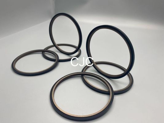 SPN PTFE Excavator هيدروليكي برونز مكبس قضيب أختام زيت مقاومة
